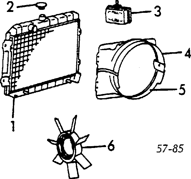 MD106546 Mitsubishi Acoplamento viscoso de ventilador de esfriamento