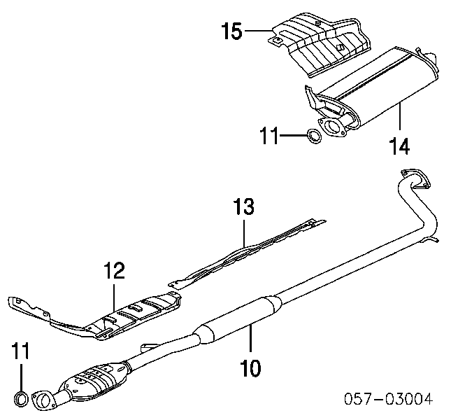 Anel de tubo de admissão do silenciador Mitsubishi MR431022 preço, a partir de 6,11 USD