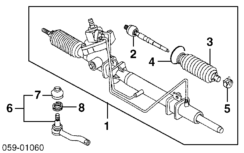 Cremalheira da direção Suzuki 4858054J50 preço, a partir de 233,25 USD