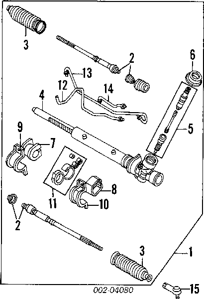 Cremalheira da direção Mazda BG1N32110R0A preço, a partir de 144,26 USD