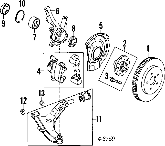 301191619020 Magneti Marelli Braço oscilante inferior direito de suspensão dianteira