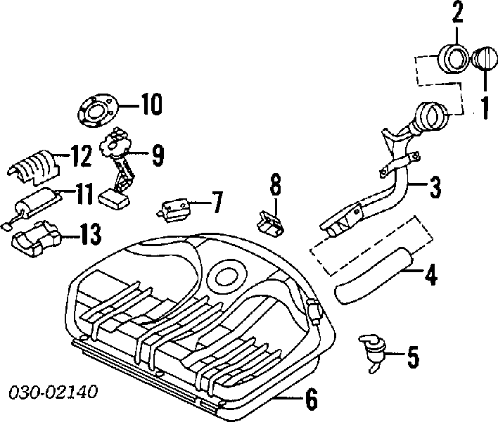 172784F100 Nissan/Infiniti Elemento de turbina da bomba de combustível