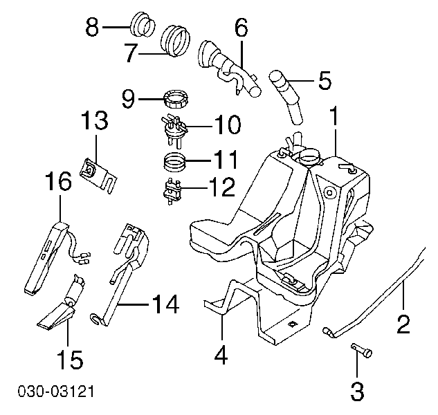 1734290J00 Nissan/Infiniti Vedante de sensor do nível de combustível/da bomba de combustível (tanque de combustível)