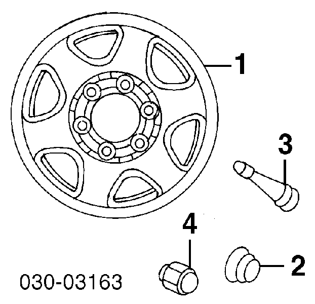 4022443N0A Nissan/Infiniti Porca de roda