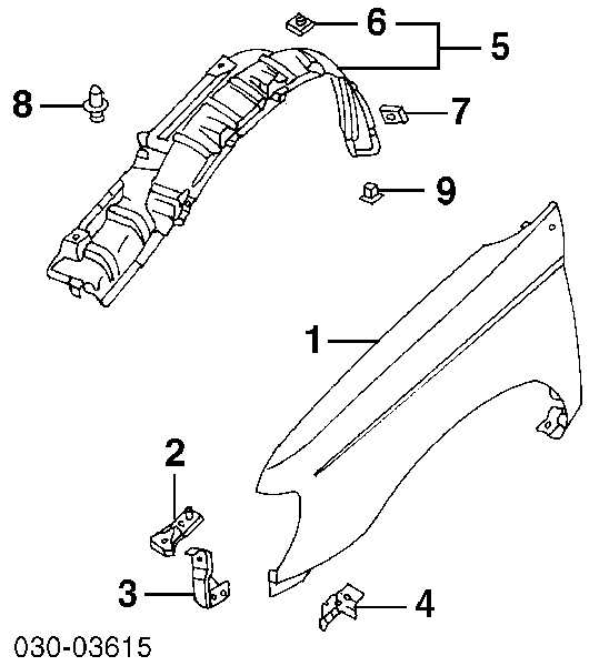 Cápsula (prendedor) de fixação do forro do pára-choque do pára-lama dianteiro Nissan/Infiniti 768820M000 preço, a partir de 23,94 USD