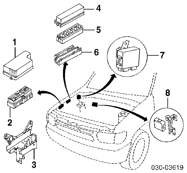 1238295 Opel Dispositivo de segurança