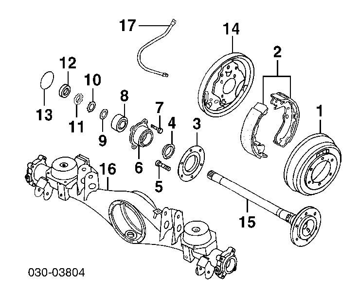 40222A0800 Nissan/Infiniti Prego de roda traseiro