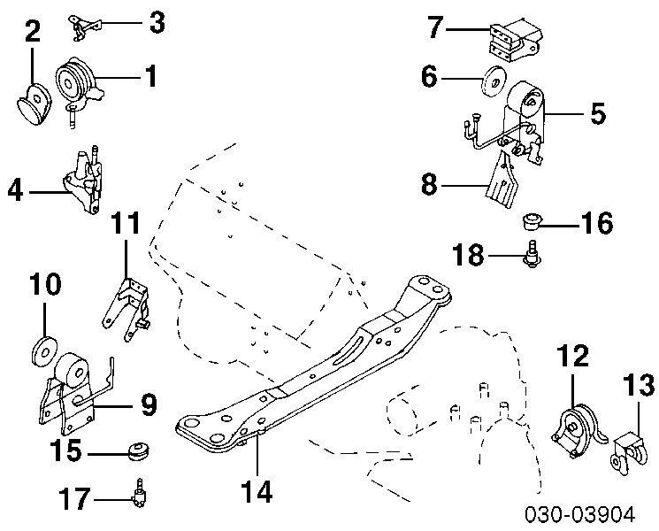 Coxim (suporte) direito de motor Nissan/Infiniti 112102Y01A preço, a partir de 43,69 USD