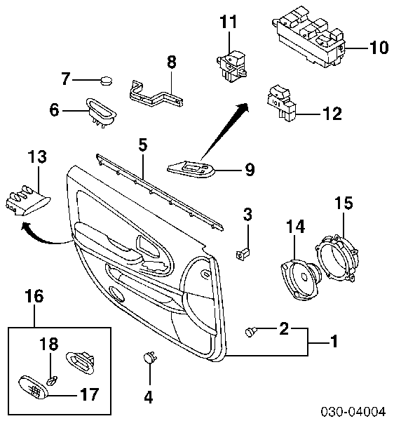 Unidade de botões dianteira esquerda de controlo de elevador de vidro Nissan/Infiniti 254012Y910 preço, a partir de 129,40 USD