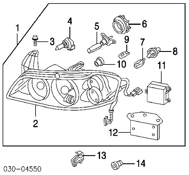 Lâmpada de xénon Mitsubishi MU000582 preço, a partir de 31,05 USD