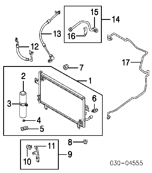 Vedante anular de mangueira do compressor de injeção Subaru 73039TA030 preço, a partir de 1,86 USD