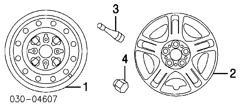Porca de roda Nissan Altima L31 