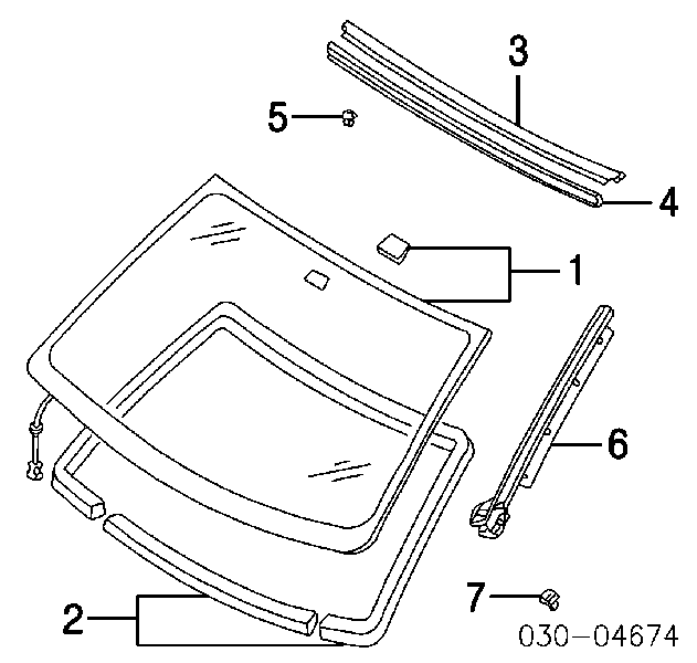 G271689901 Nissan/Infiniti Compactador de vidro traseiro