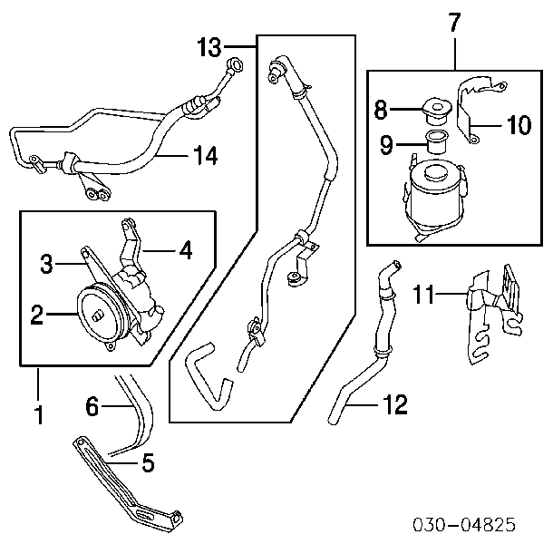 491109C600 Nissan/Infiniti Bomba da Direção hidrâulica assistida