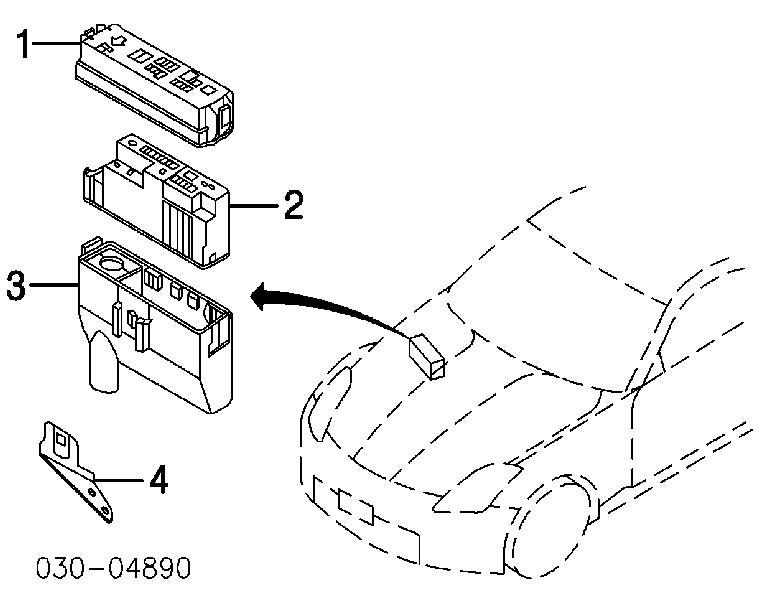 24381C9900 Nissan/Infiniti Unidade de dispositivos de segurança