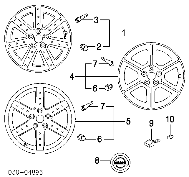 40342AU511 Nissan/Infiniti Coberta de disco de roda