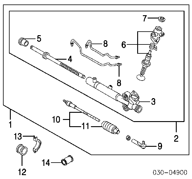 Bota de proteção direita do mecanismo de direção (de cremalheira) Nissan/Infiniti D8204CF40A preço, a partir de 9,96 USD