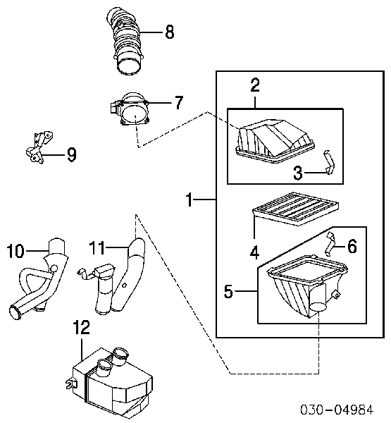 38867A2 Sidat Sensor de fluxo (consumo) de ar, medidor de consumo M.A.F. - (Mass Airflow)