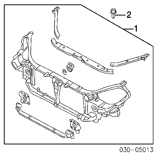 Suporte do radiador montado (painel de montagem de fixação das luzes) Nissan Altima ao melhor preço
