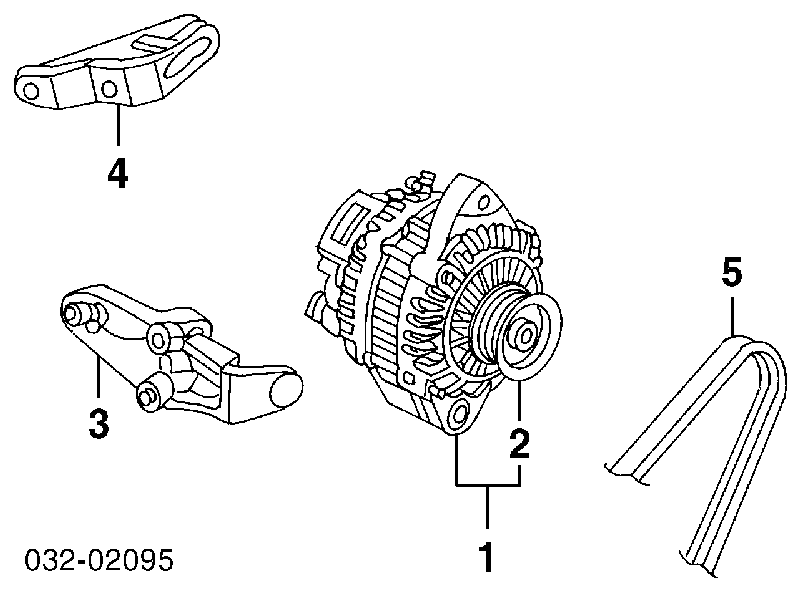 7788605 Fiat/Alfa/Lancia Correia dos conjuntos de transmissão