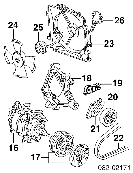 Compressor de aparelho de ar condicionado Honda 38810P28A02 preço, a partir de 146,42 USD