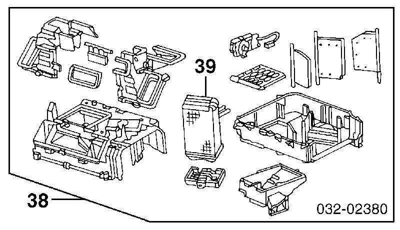 79110S04G01 Honda Radiador de forno (de aquecedor)