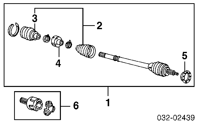 Junta homocinética externa dianteira Japan Parts GI434 preço, a partir de 35,18 USD