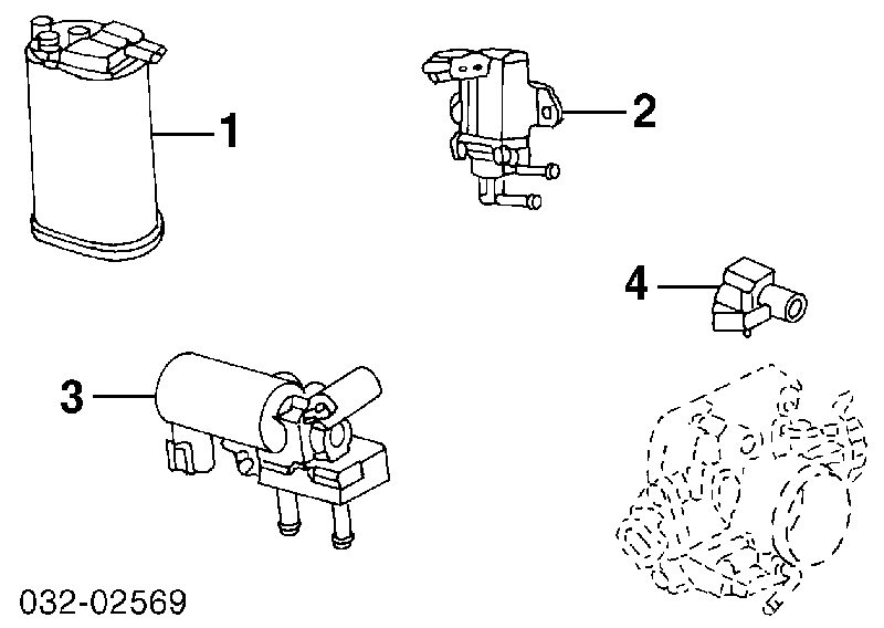 37830P0GS00 Honda Sensor de pressão no coletor de admissão, MAP