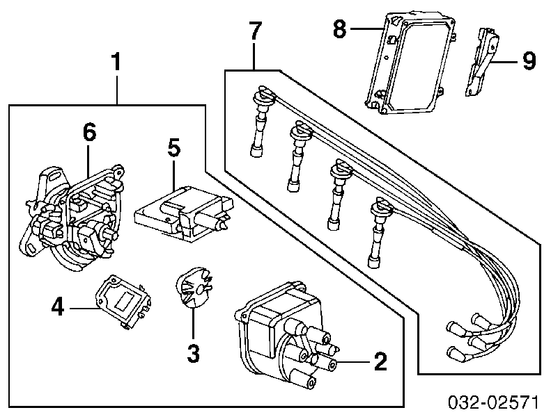 30100P3FA02 Honda Distribuidor de ignição (distribuidor)