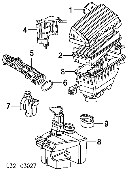 17220P8CA00 Honda Filtro de ar