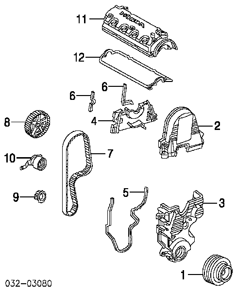 Vedante de tampa de válvulas de motor Honda 12341PLC000 preço, a partir de 9,66 USD
