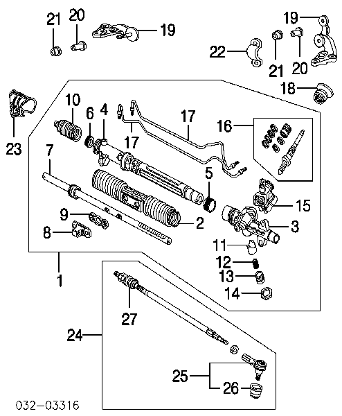 Tração de direção Japan Parts RD400 preço, a partir de 20,82 EUR