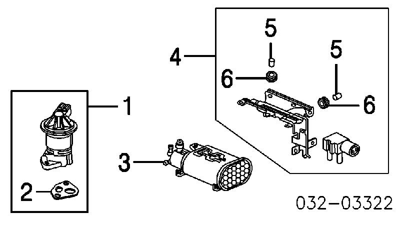 1449125 Ford Válvula EGR de recirculação dos gases
