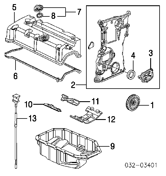 12341PNA000 Honda Vedante de tampa de válvulas de motor