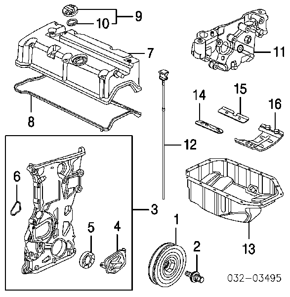 90017PCX003 Honda Parafuso da polia de cambota