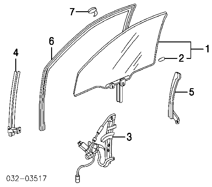 Mecanismo de acionamento de vidro da porta dianteira direita Honda 72210S5SG02 preço, a partir de 103,86 USD