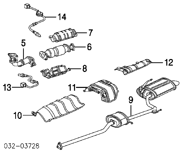 Compre MR578634 Mitsubishi Sonda lambda, sensor de oxigênio depois de catalisador