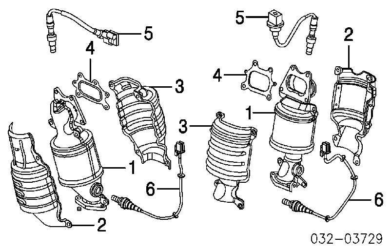 Compre ESLHD029 NTY Sonda lambda, sensor de oxigênio até o catalisador