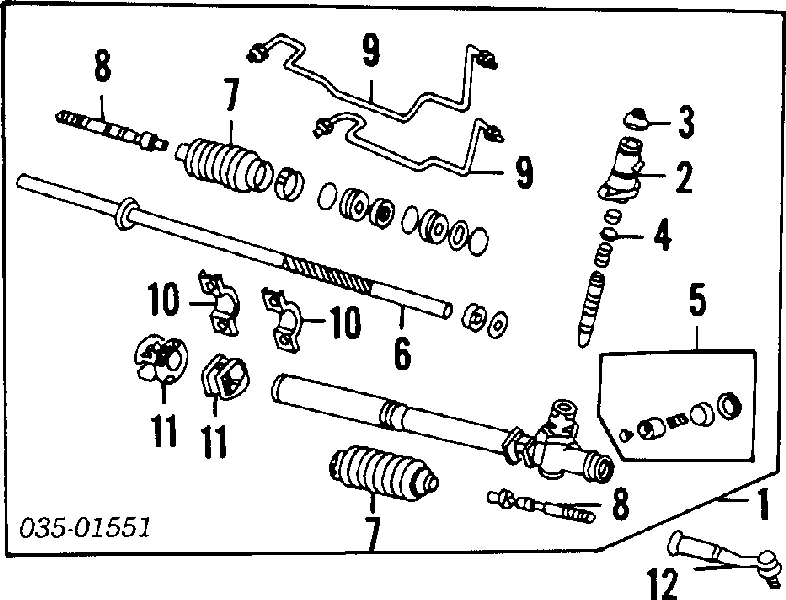 Bota de proteção esquerda do mecanismo de direção (de cremalheira) Mitsubishi MB266166 preço, a partir de 16,59 USD