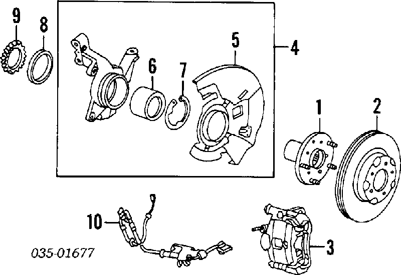 GJ5133261A Mazda Proteção do freio de disco dianteiro direito