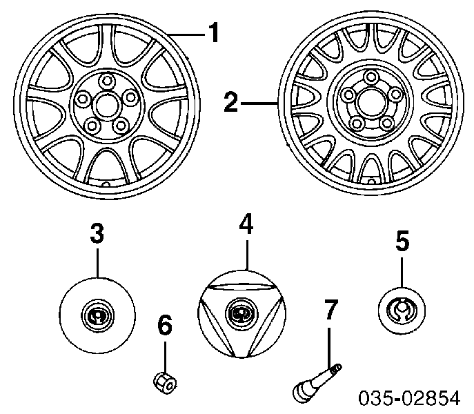 Porca de roda Mazda B00237160A preço, a partir de 3,29 USD