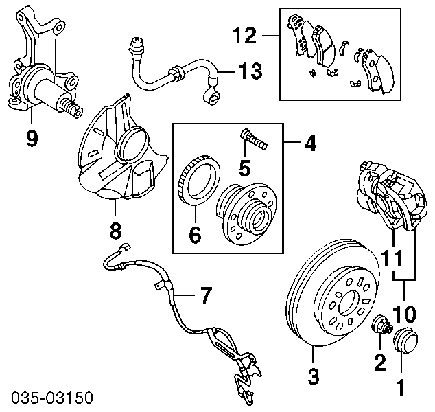 Sapatas do freio dianteiras de disco Mazda TKY83328ZA preço, a partir de 32,94 USD