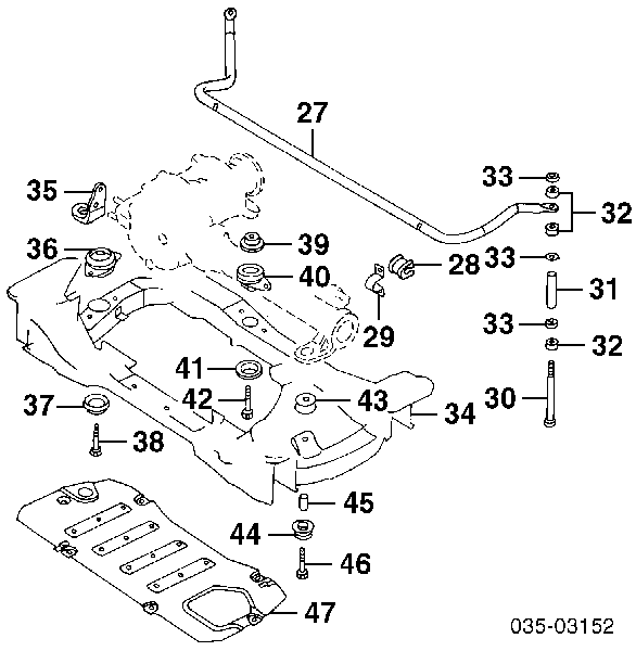 Bucha de suporte dianteiro de estabilizador Hyundai/Kia 71028775 preço, a partir de 4,08 USD