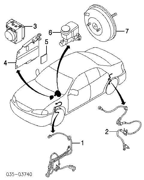Cilindro mestre do freio Mazda 323 preço, a partir de 64,70 USD