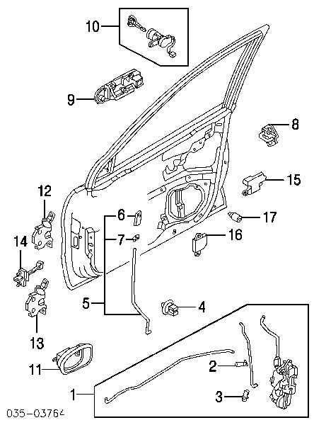 B25D58361A Mazda 