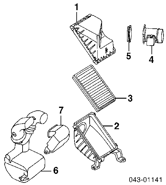LM1151 Autlog Sensor de fluxo (consumo) de ar, medidor de consumo M.A.F. - (Mass Airflow)