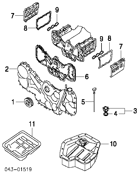 Polia de cambota Subaru 12305AA290 preço, a partir de 73,12 USD