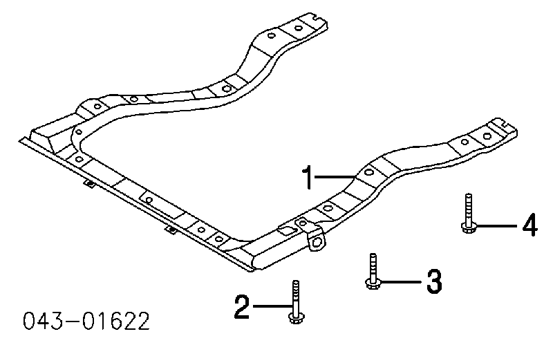 50515FE012 Subaru Viga de suspensão dianteira (plataforma veicular)