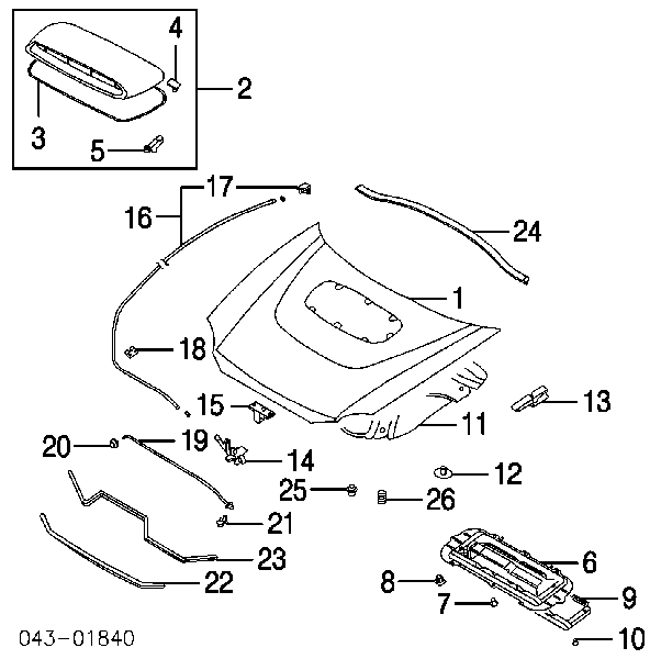  Subaru 57254AE020 preço, a partir de 6,33 USD