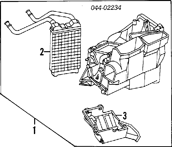 8710789121 Toyota Radiador de forno (de aquecedor)